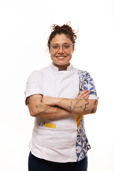 Santorini Women's Fitted Chef Jacket