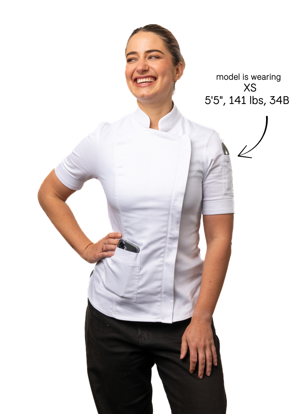 Coconut Women's Fitted Chef Jacket