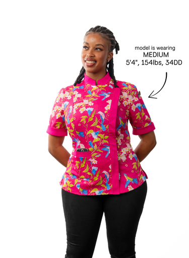 Mei Women's Fitted Chef Jacket