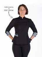 Panther Women's Long Sleeve Fitted Chef Jacket