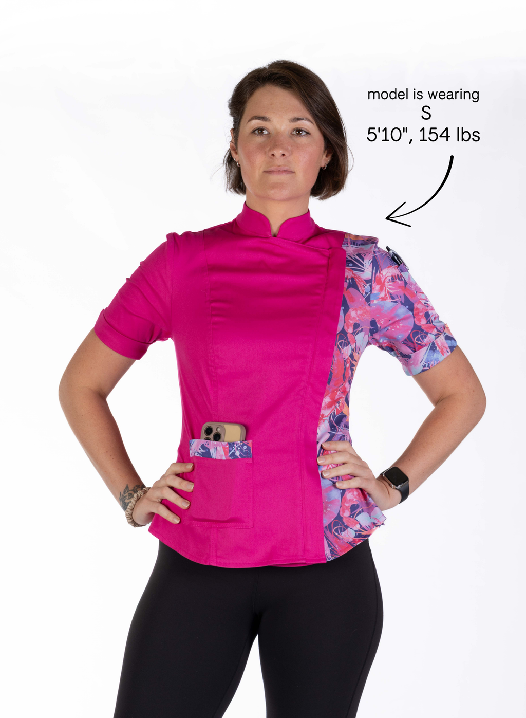 Calypso Women's Fitted Chef Jacket