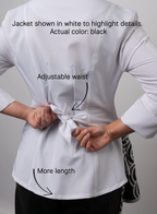 Ladylinecook BLACK Chef Jacket- Limited Edition