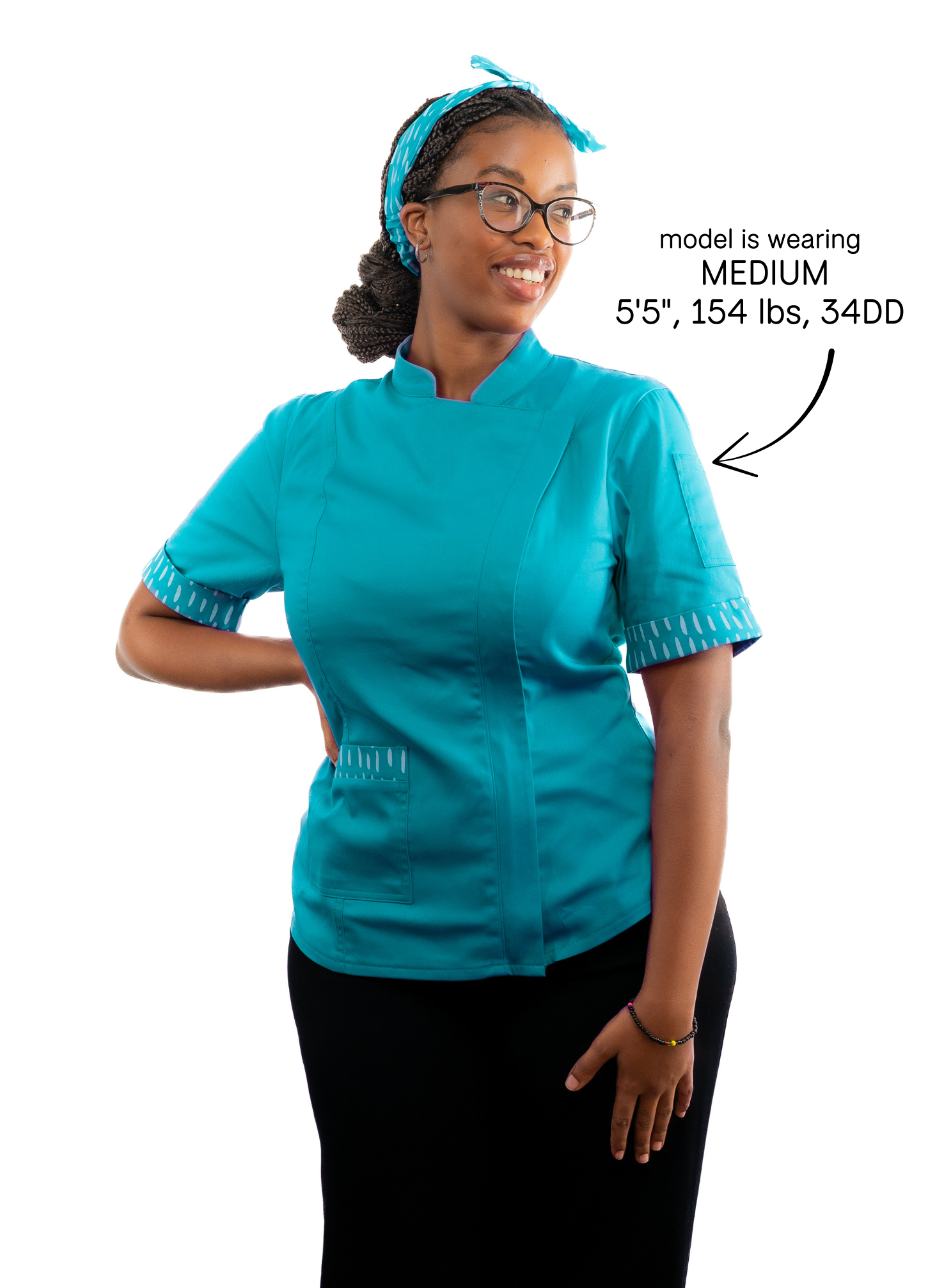 Bluefin Women's Fitted Chef Jacket