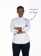 Pearl Women's Long Sleeve Fitted Chef Jacket