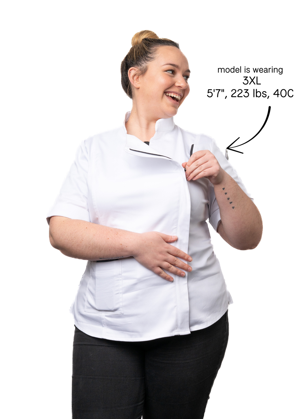 Coconut Women's Fitted Chef Jacket