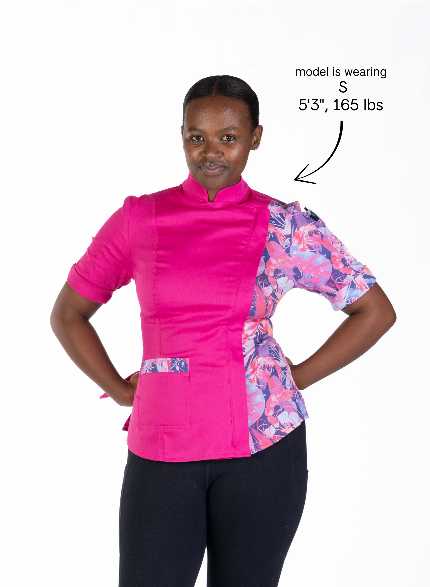 Calypso Women's Fitted Chef Jacket