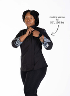 Panther Women's Long Sleeve Fitted Chef Jacket