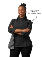 Ladylinecook BLACK Chef Jacket- Limited Edition