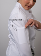 Ladylinecook White Chef Jacket- Limited Edition