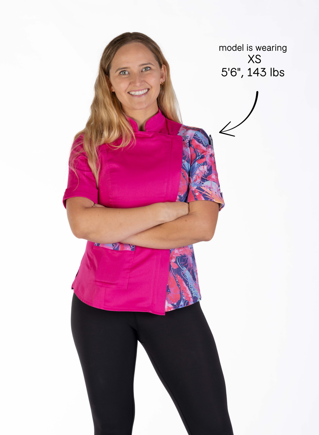Calypso Women's Fitted Chef Jacket