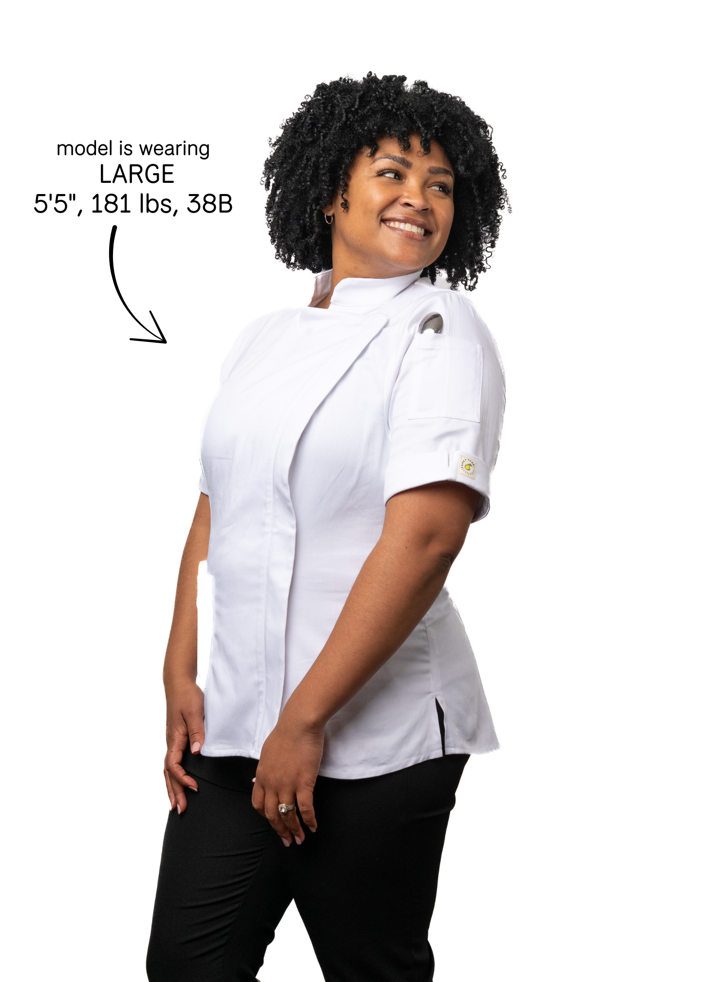 Coconut Women's Fitted Chef Jacket