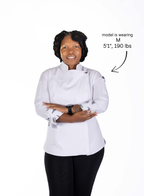 Pearl Women's Long Sleeve Fitted Chef Jacket