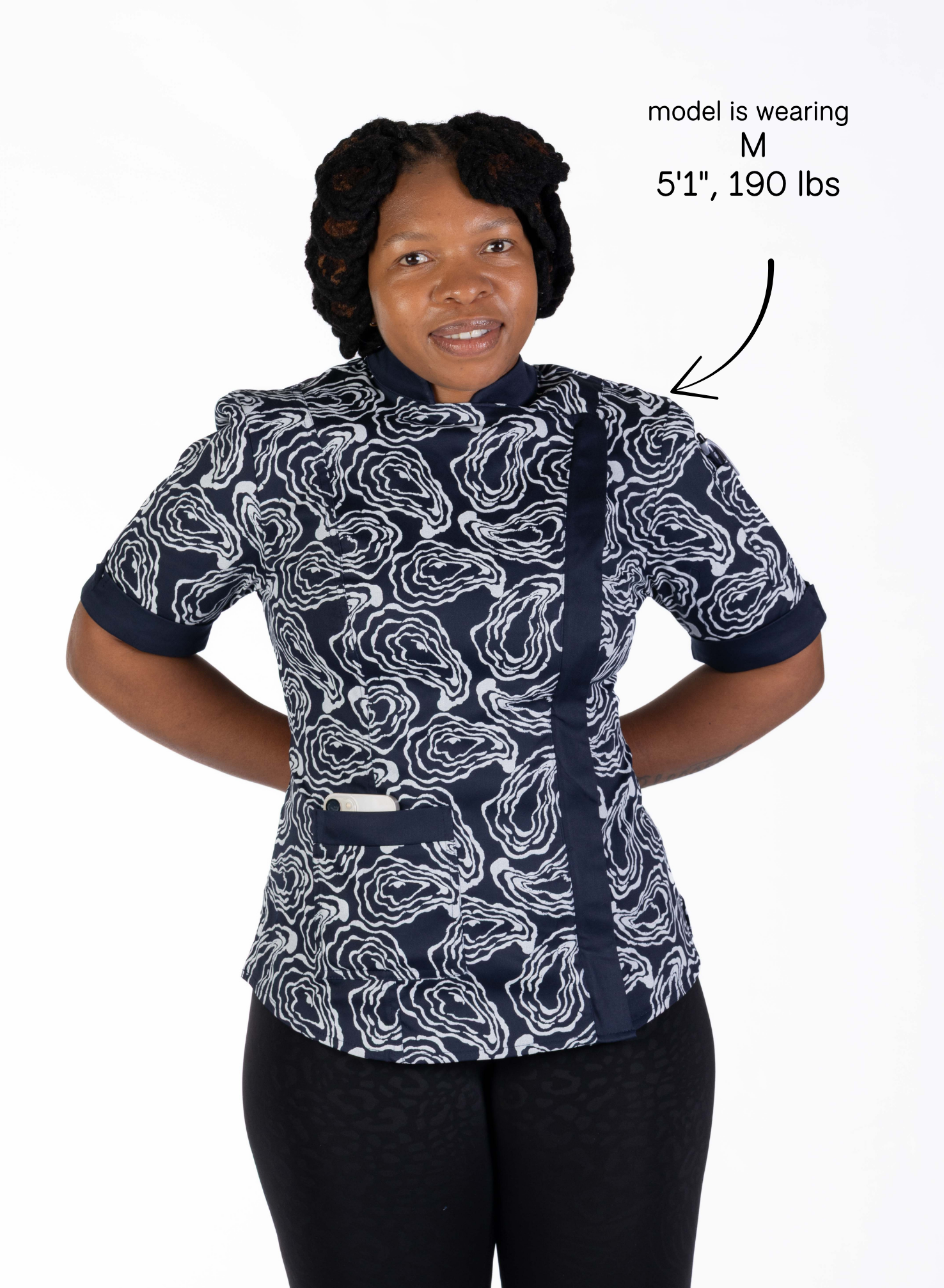 Tide Women's Fitted Chef Jacket