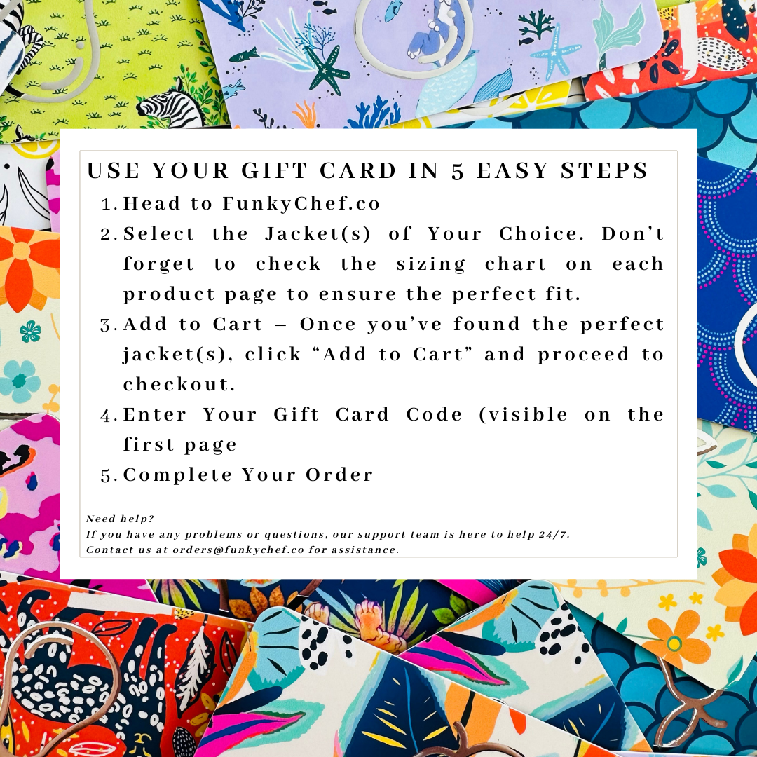 Funky Chef Digital Gift Card