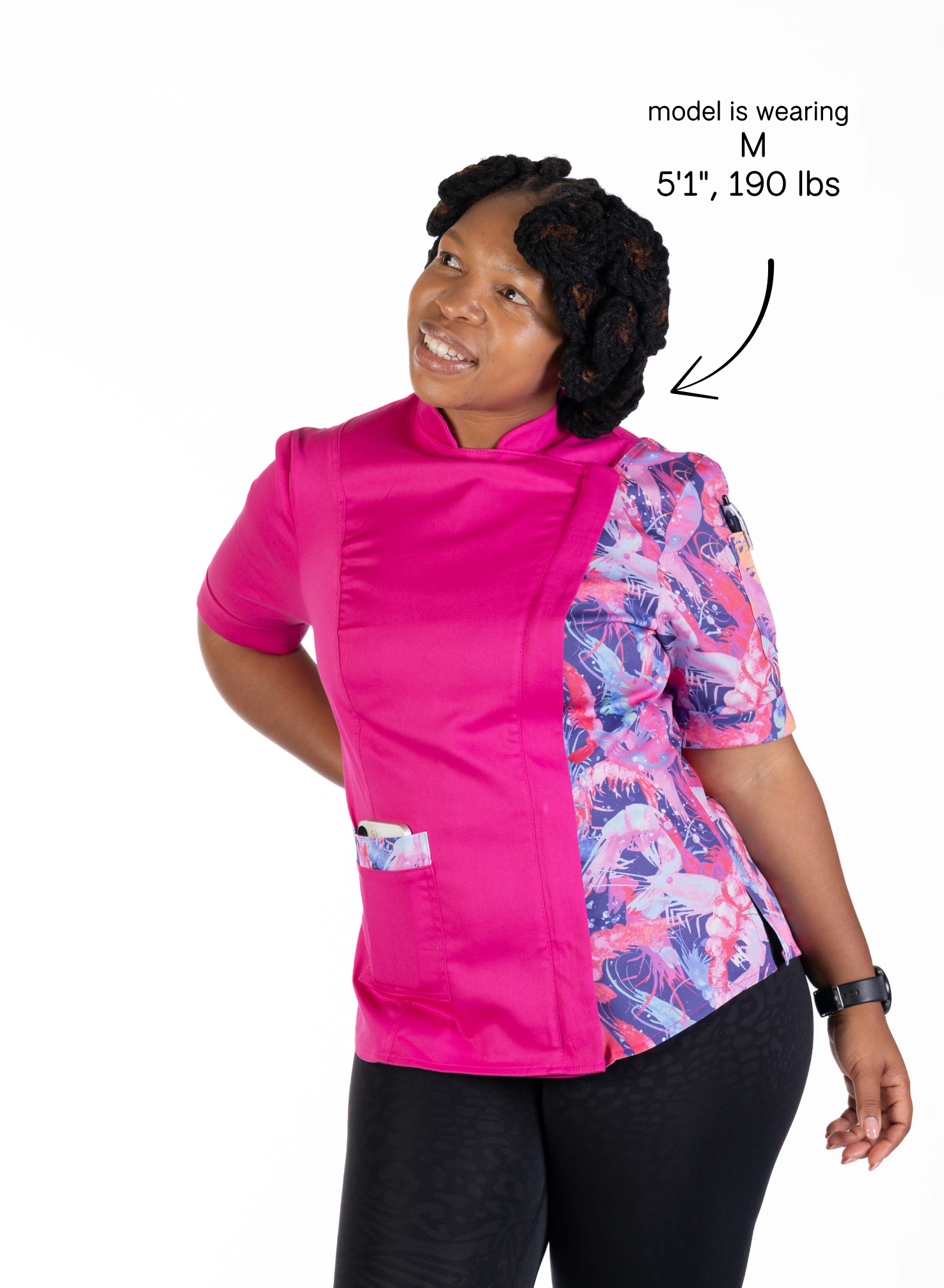 Calypso Women's Fitted Chef Jacket