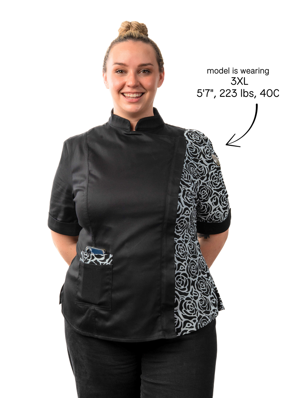 Rosewood Women's Fitted Chef Jacket