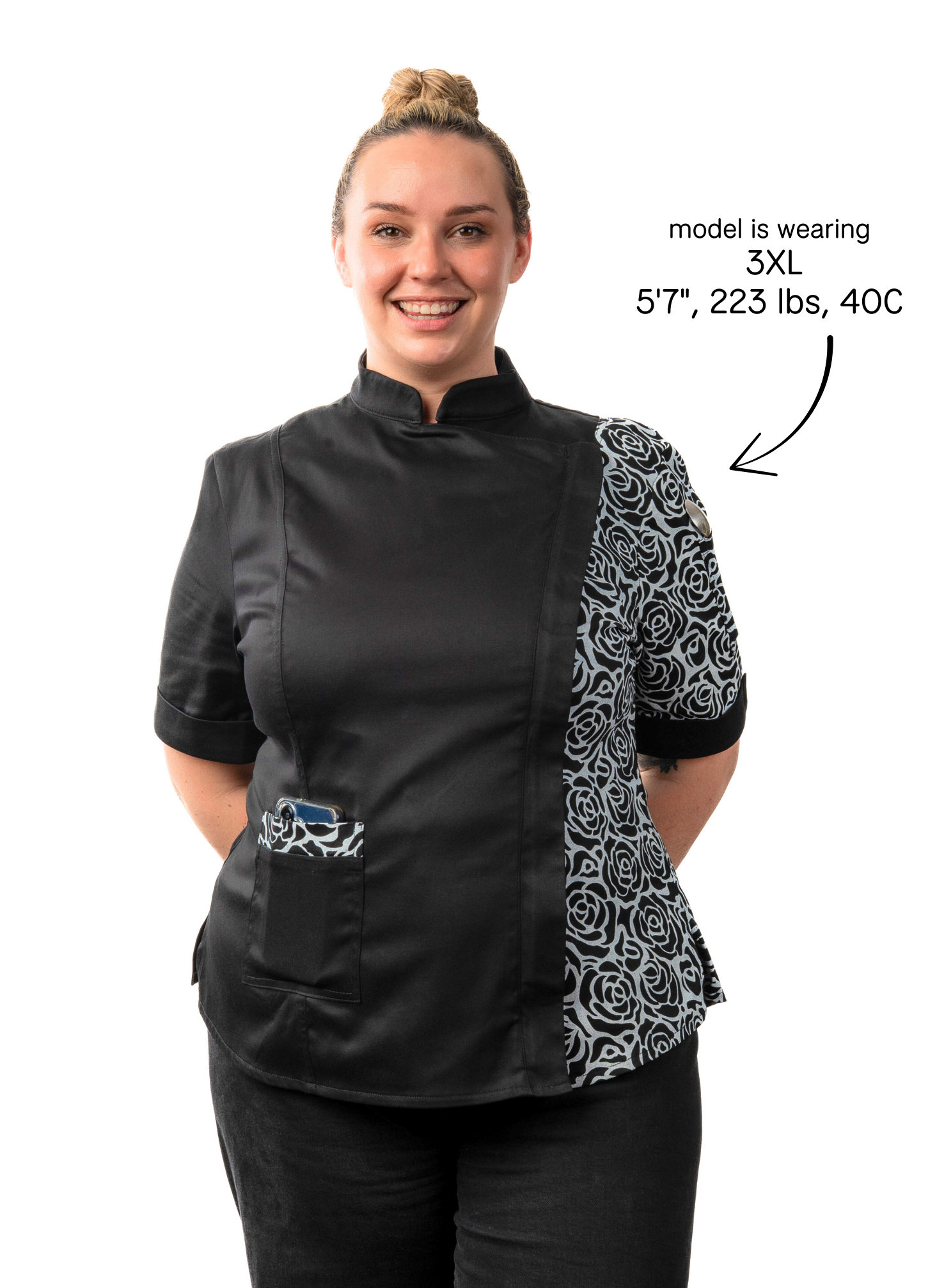 Rosewood Women's Fitted Chef Jacket
