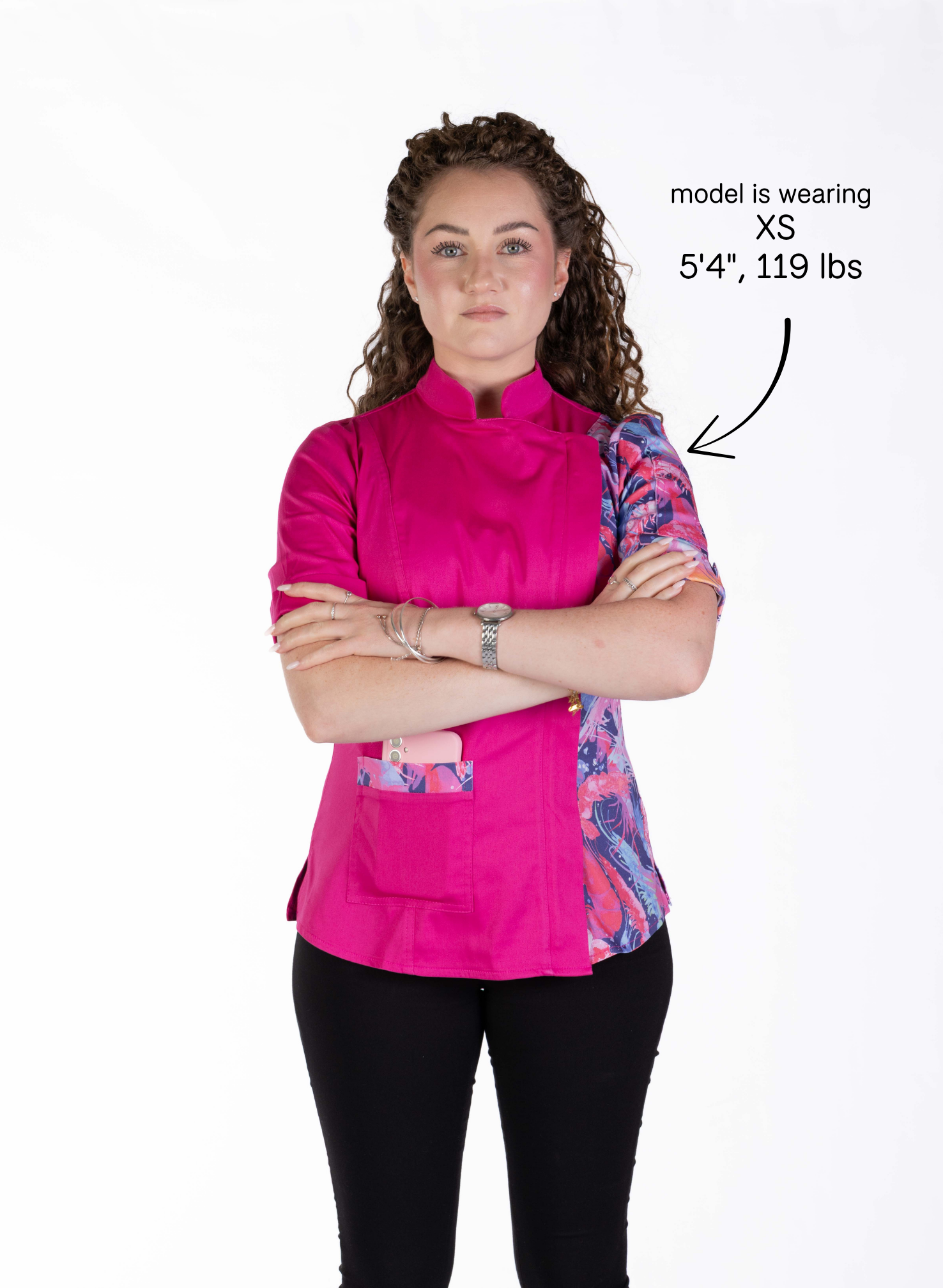 Calypso Women's Fitted Chef Jacket