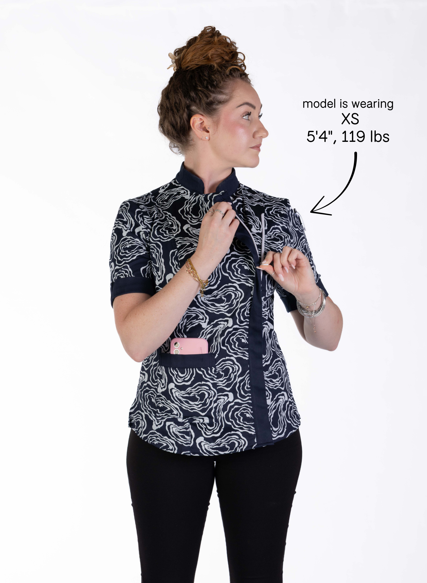 Tide Women's Fitted Chef Jacket