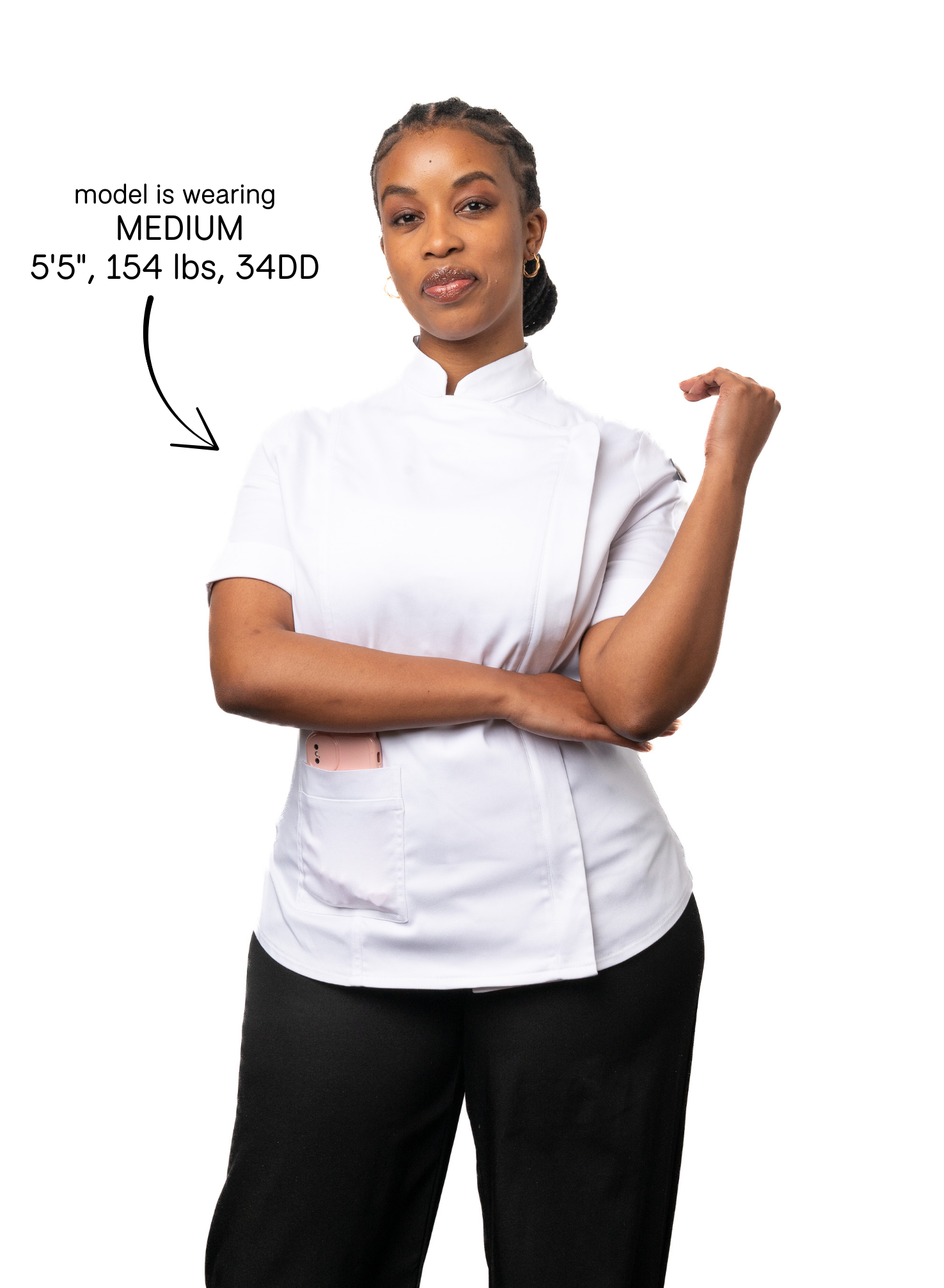 Coconut Women's Fitted Chef Jacket