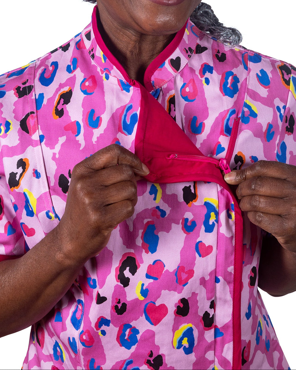 Pink Panther Women's Fitted Chef Jacket