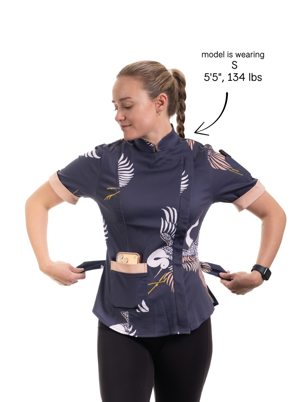 Avery Women's Fitted Chef Jacket