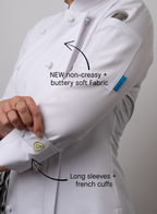 Ladylinecook White Chef Jacket- Limited Edition