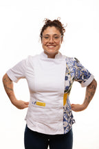 Santorini Women's Fitted Chef Jacket