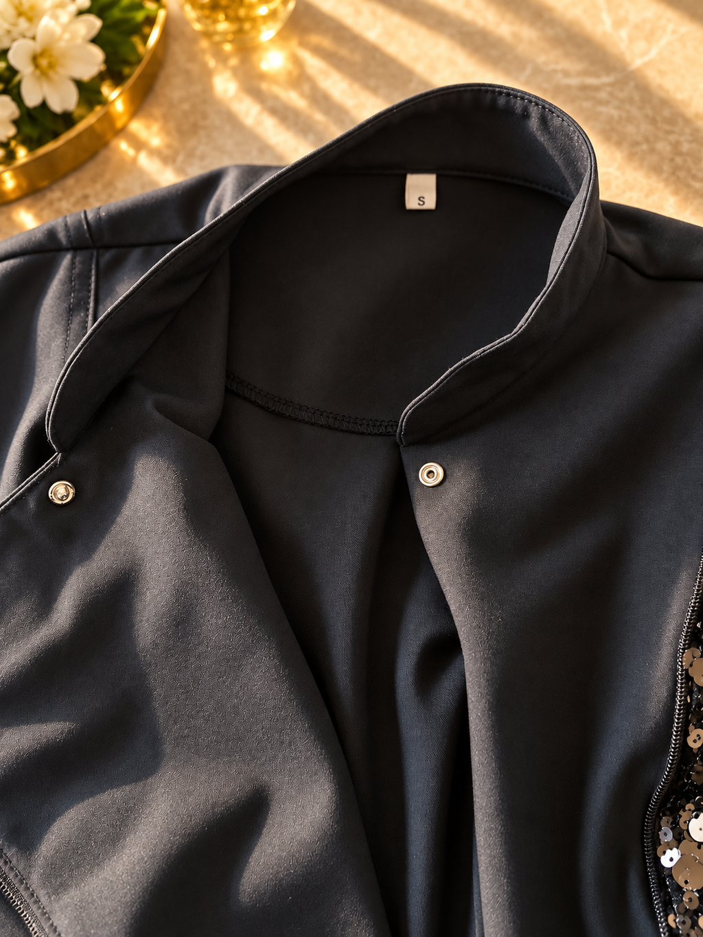 The Showstopper - Sequined Women's Chef Jacket