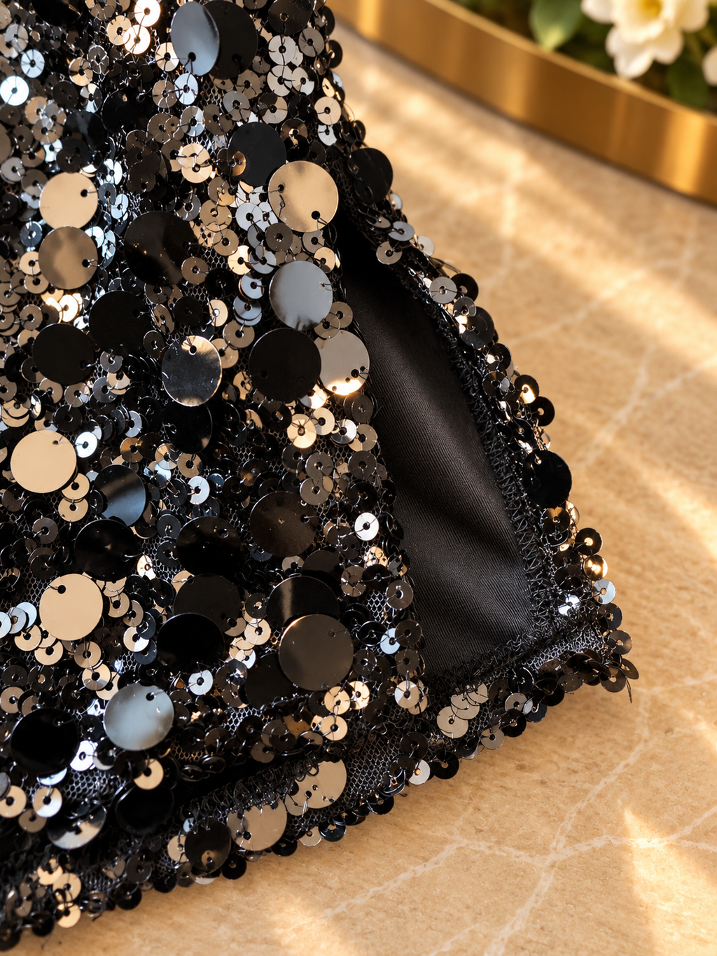 The Showstopper - Sequined Women's Chef Jacket
