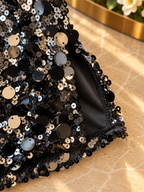 The Showstopper - Sequined Women's Chef Jacket