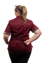 Cherry Women's Fitted Chef Jacket