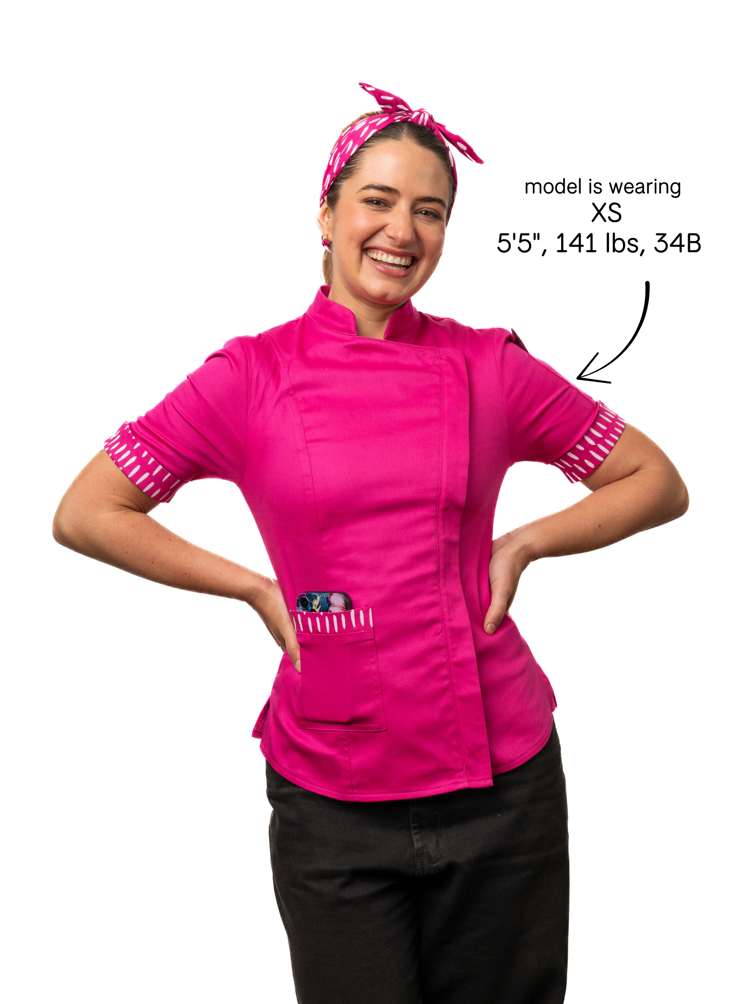Dragonfruit Women's Fitted Chef Jacket