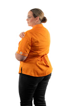 Tangerine Women's Fitted Chef Jacket