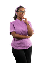 Violet Women's Fitted Chef Jacket