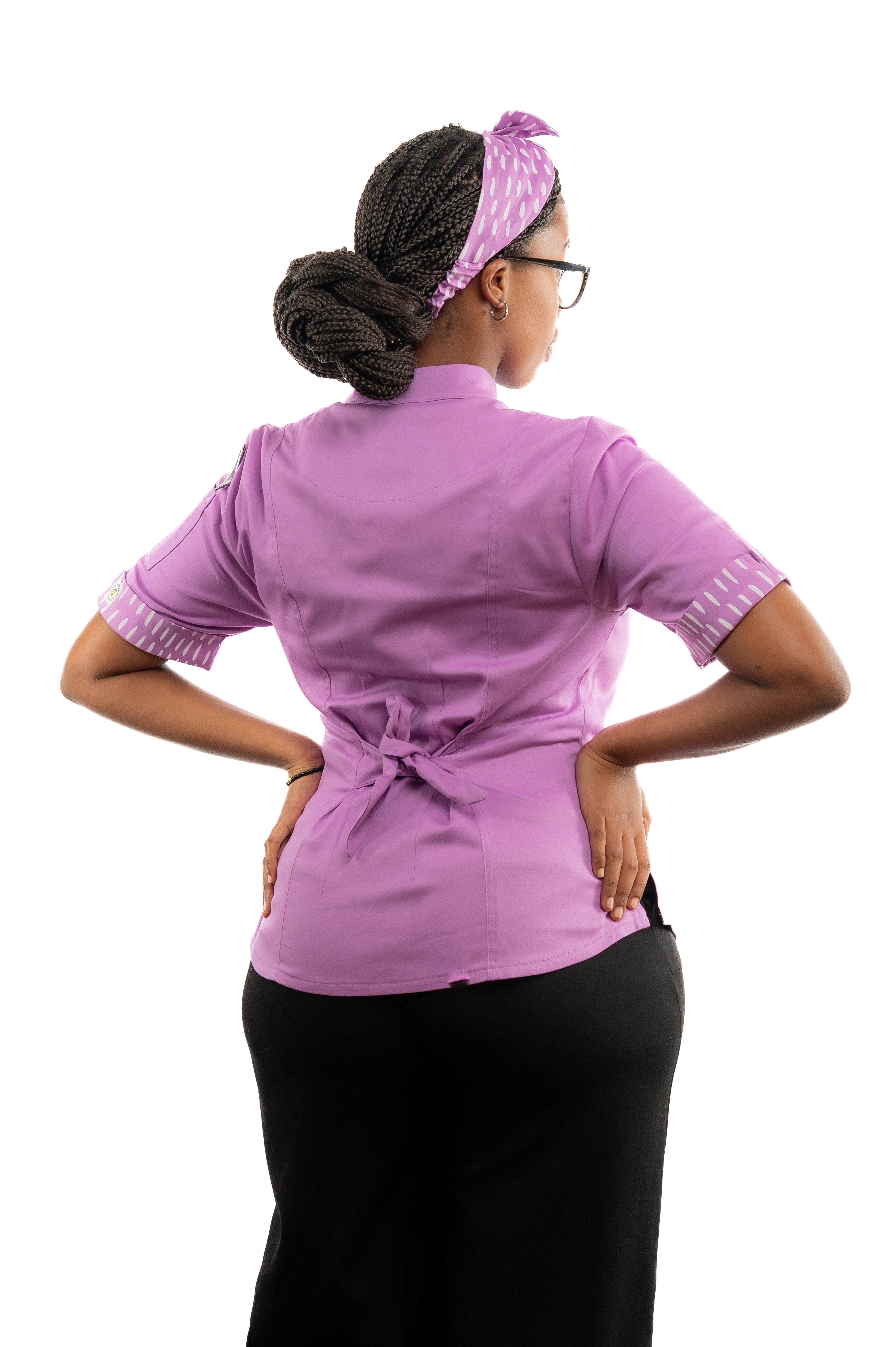 Violet Women's Fitted Chef Jacket