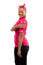 Raspberry Women's Fitted Chef Jacket