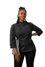 Ladylinecook BLACK Chef Jacket- Limited Edition