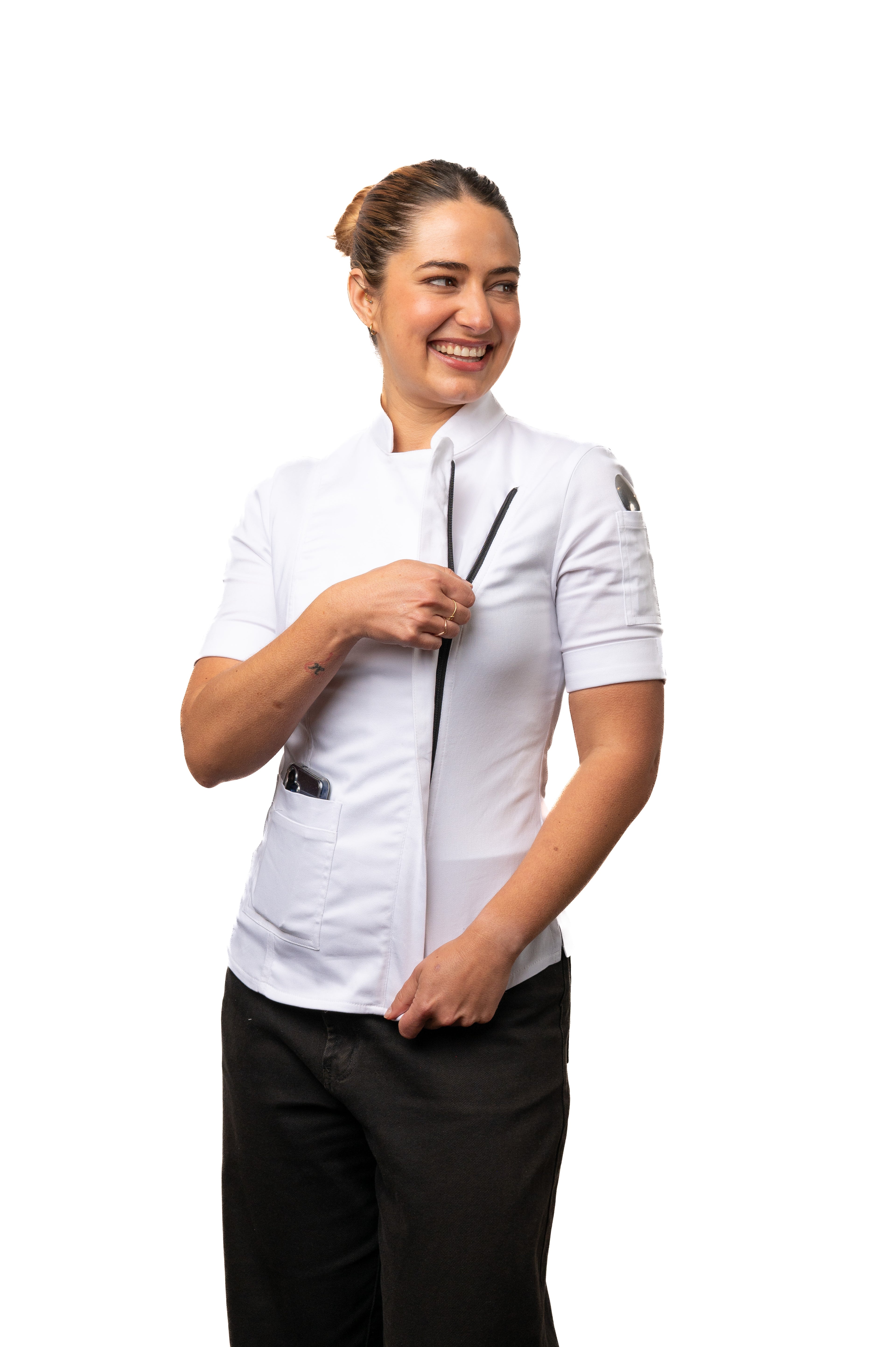 Coconut Women's Fitted Chef Jacket