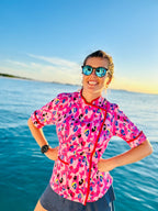 Pink Panther Women's Fitted Chef Jacket