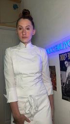 Ladylinecook White Chef Jacket- Limited Edition