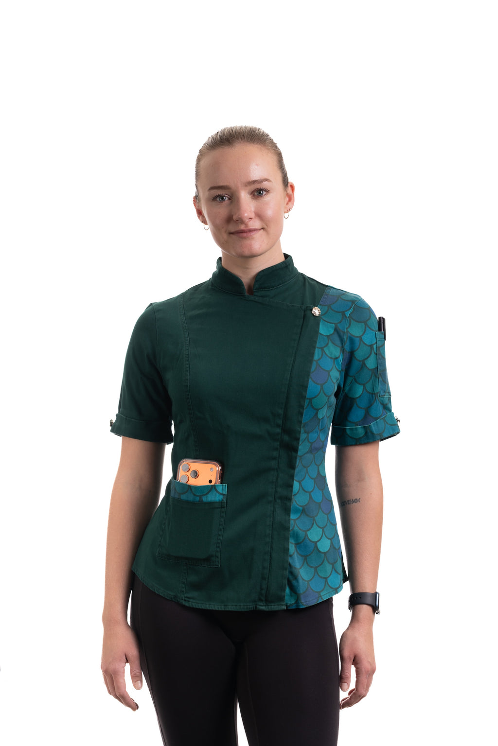 Riva Women's Fitted Chef Jacket