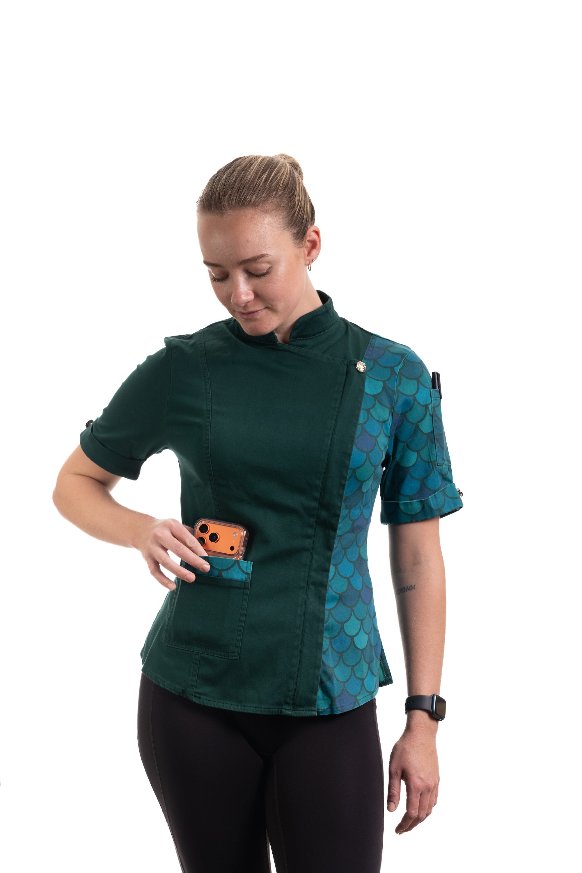 Riva Women's Fitted Chef Jacket