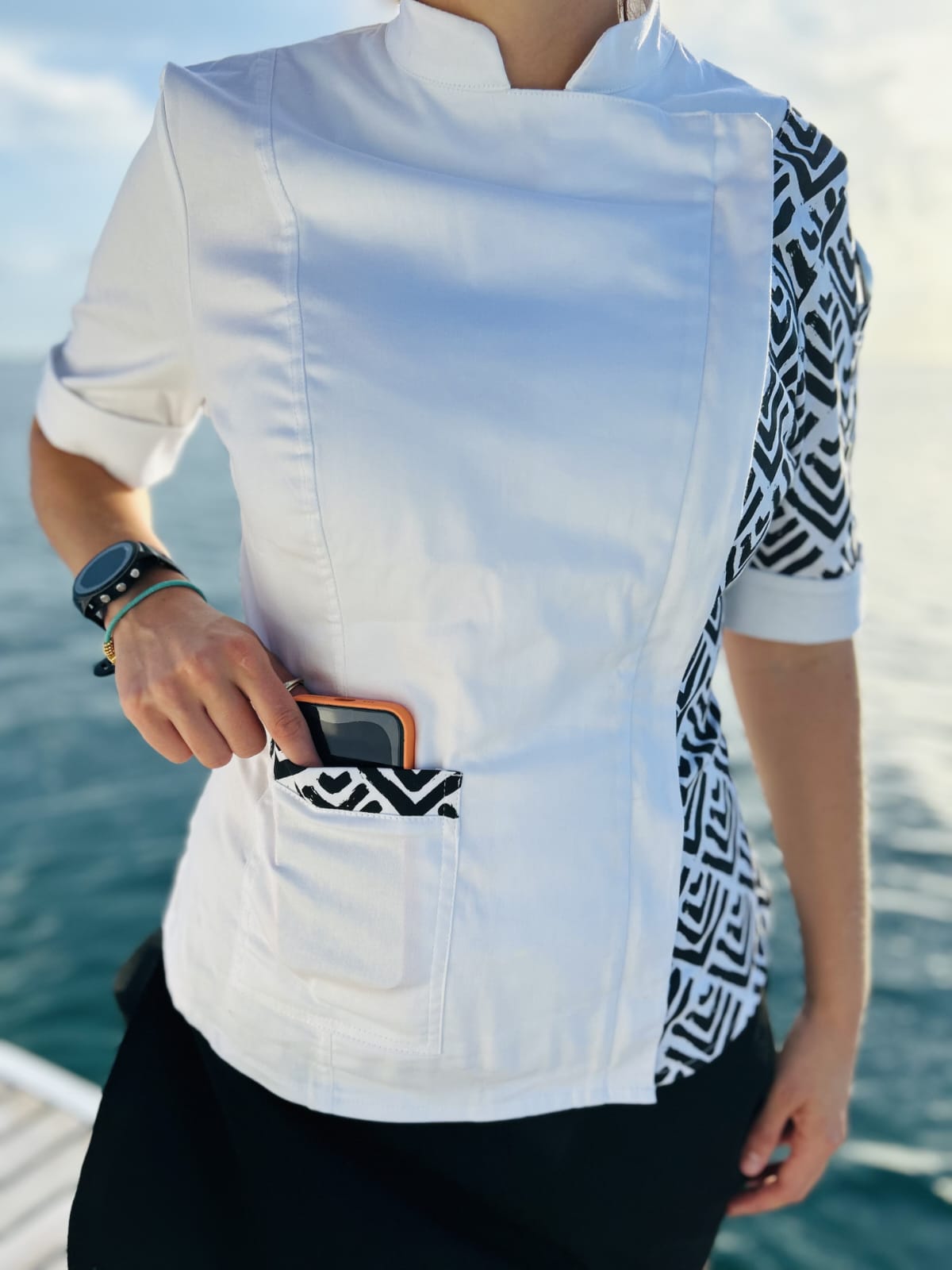 Wild Side Women's Fitted Chef Jacket