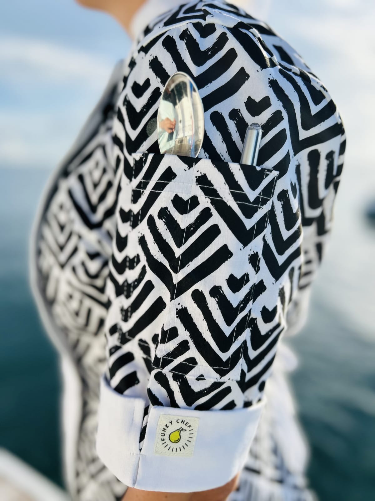 Wild Side Women's Fitted Chef Jacket