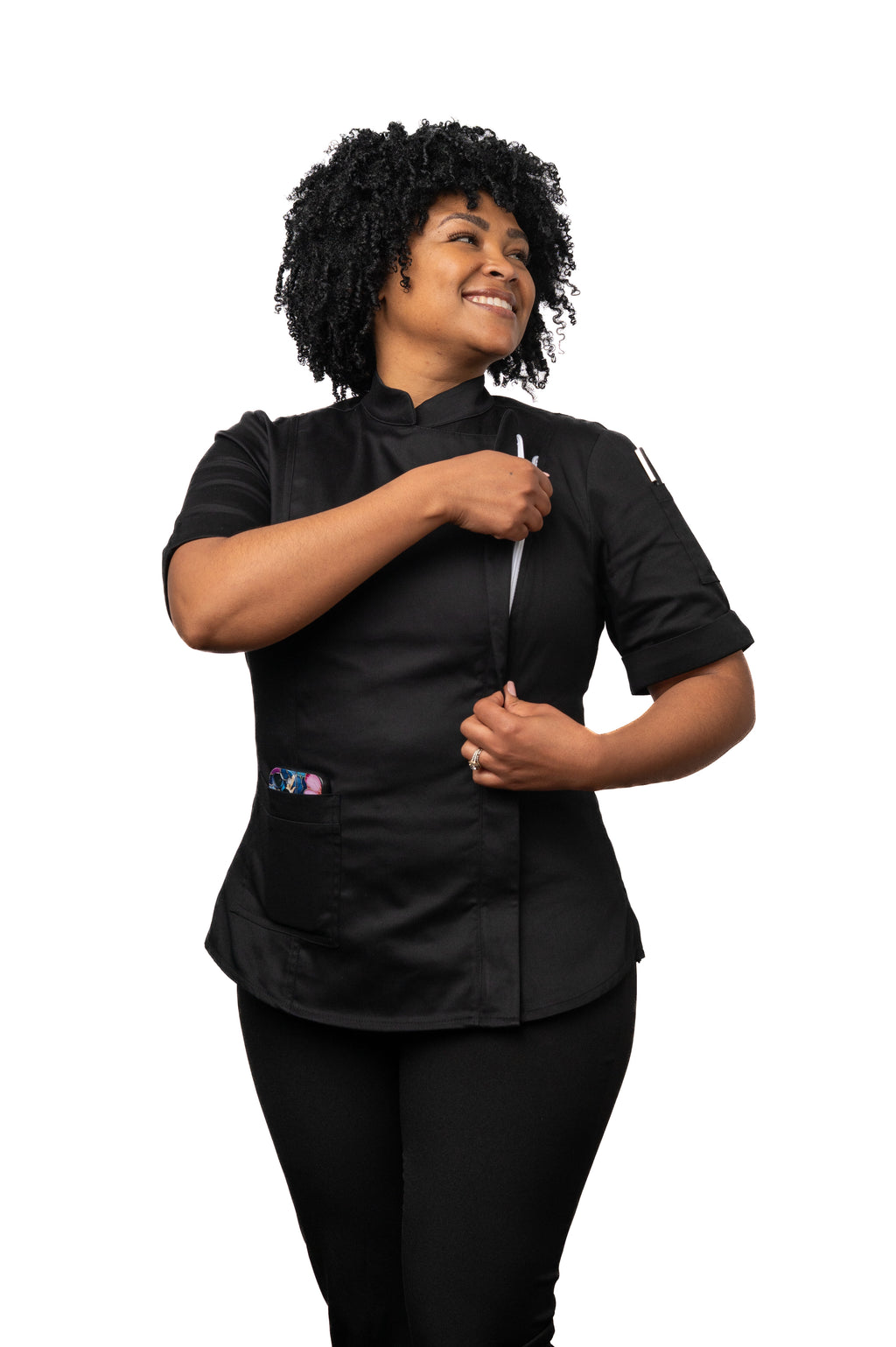 Raven Women's Fitted Chef Jacket