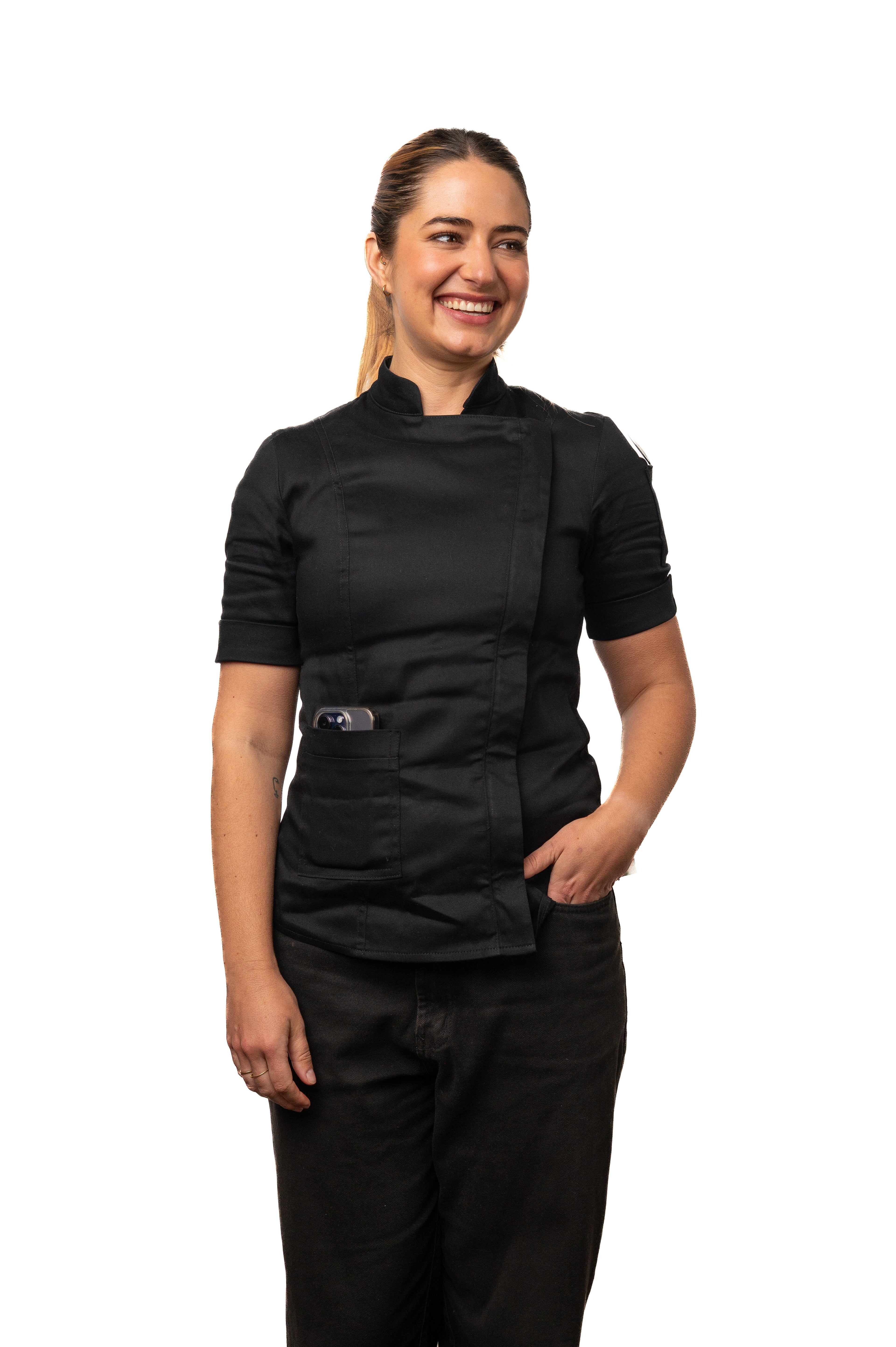 Raven Women's Fitted Chef Jacket
