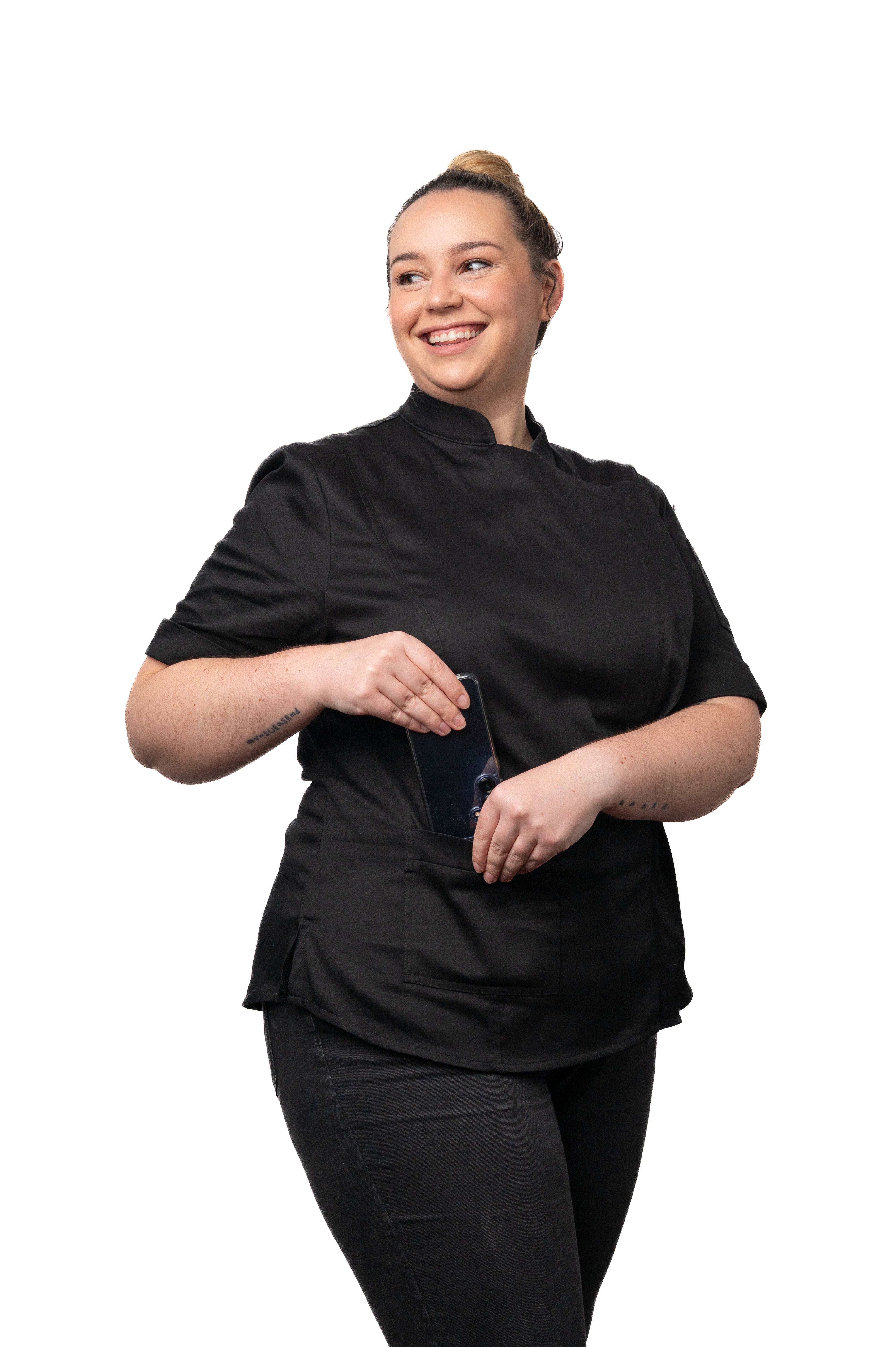 Raven Women's Fitted Chef Jacket