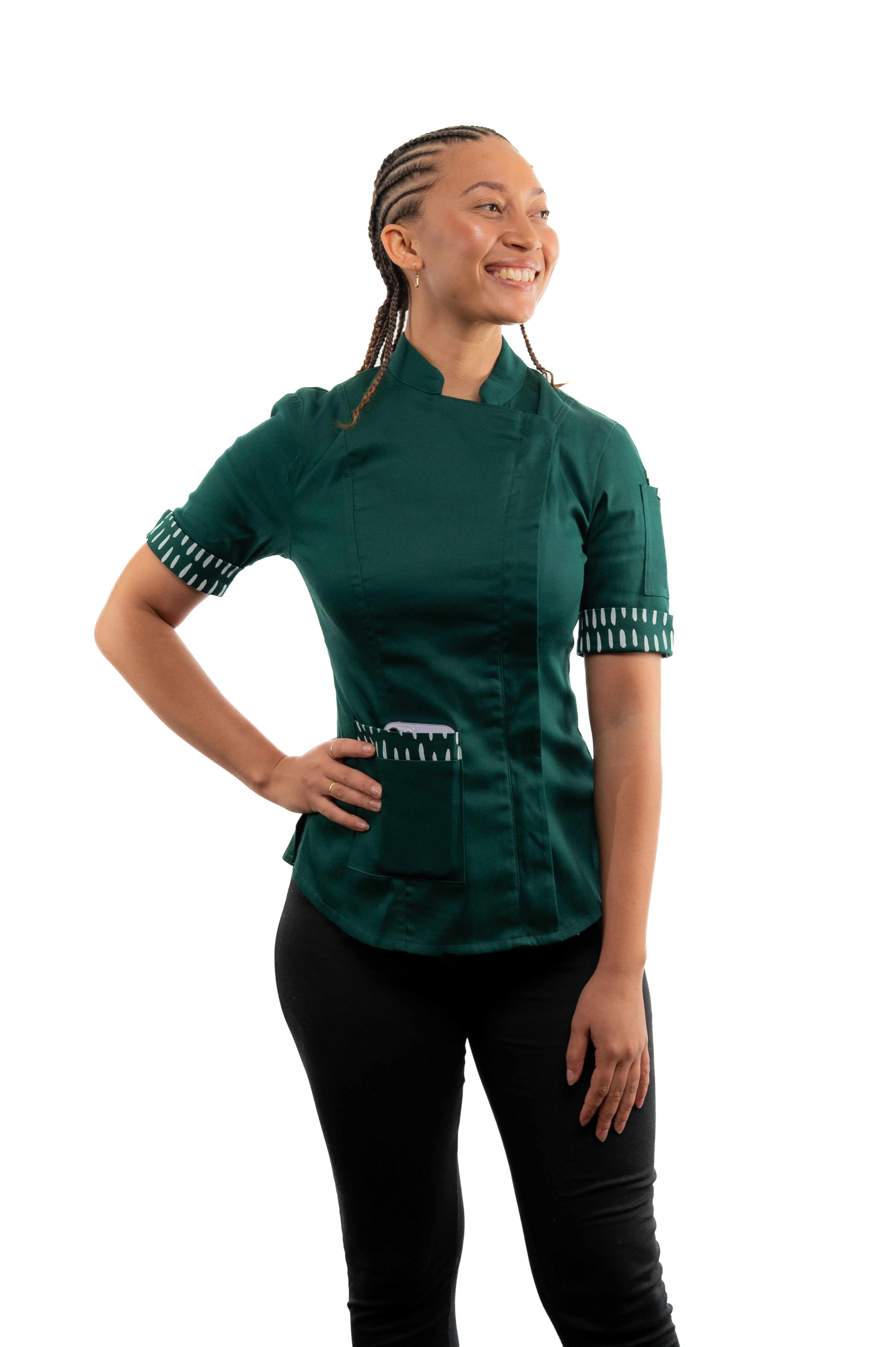 Basil Women's Fitted Chef Jacket