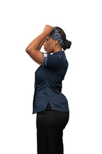 Blueberry Women's Fitted Chef Jacket